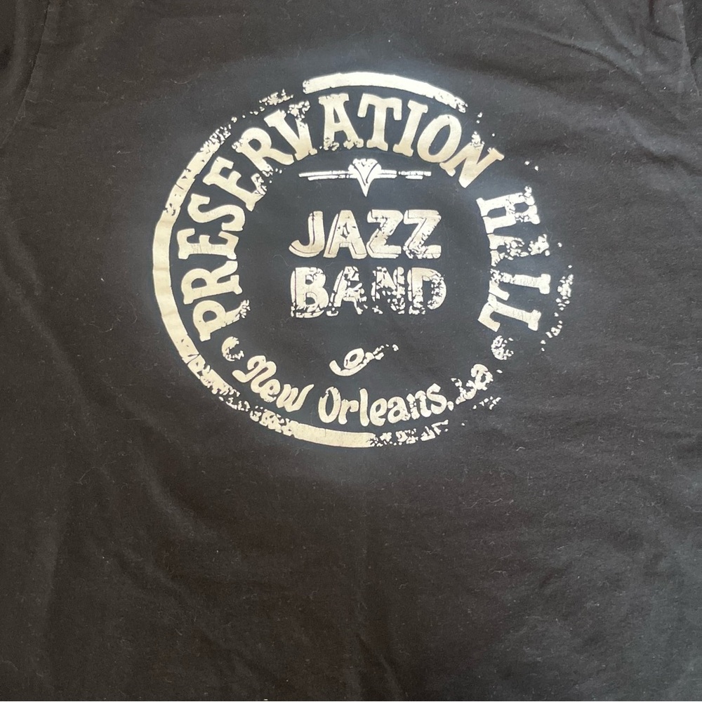 Unisex New Orleans Graphic Tees - Black, Blue, and Green - Size L (slim) - Picture 3 of 9